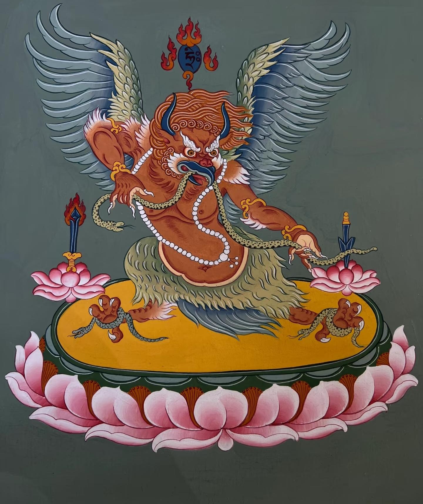 神话传说中的金翅大鹏鸟-书客世界